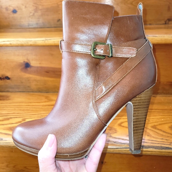 Booties, Practically brand new, worn a hand full o - Picture 2 of 3